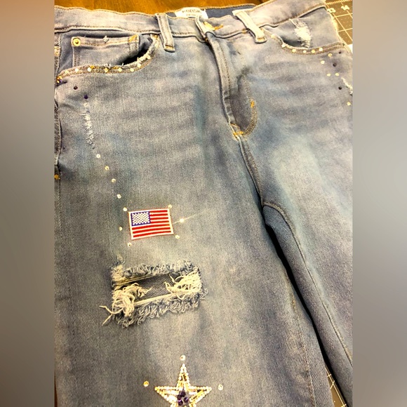 🔥Kensie Jeans🔥Vintage Luxe🔥The Slim🔥Leg High Rise Jeans🔥Measurements Pics🔥 - Picture 5 of 16